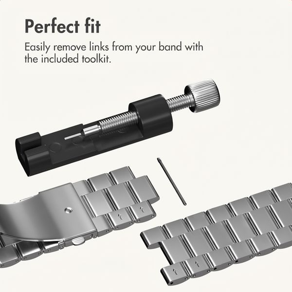 imoshion Steel strap Apple Watch | 44/45/46/49 mm - Silver