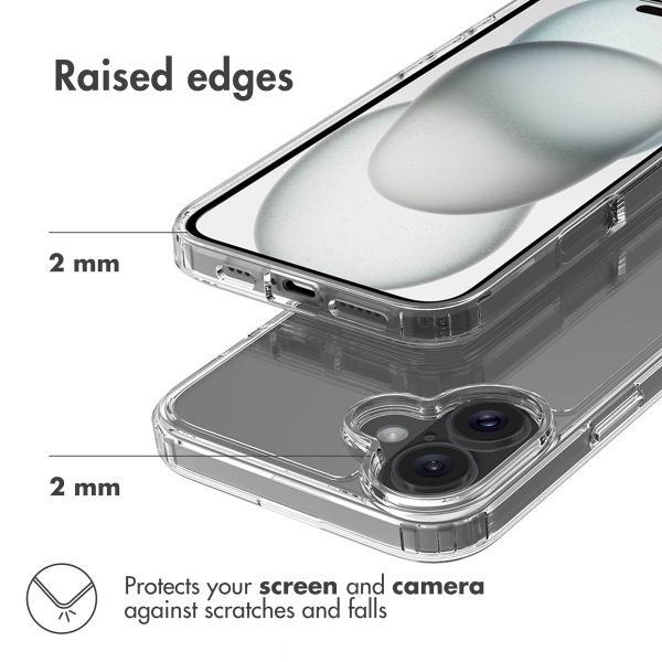 Accezz Xtreme Impact Back Cover Apple iPhone 16 Plus - Transparent