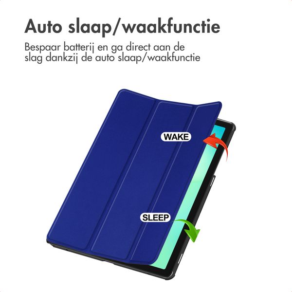 imoshion Trifold Bookcase Samsung Galaxy Tab A11 Plus - Cobalt Blue