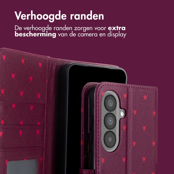 imoshion Design Bookcase Samsung Galaxy A57 (5G) - Crush Check Coral Dust