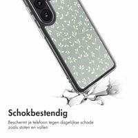 imoshion Design hoesje Samsung Galaxy S26 - Smoke Green Flowers