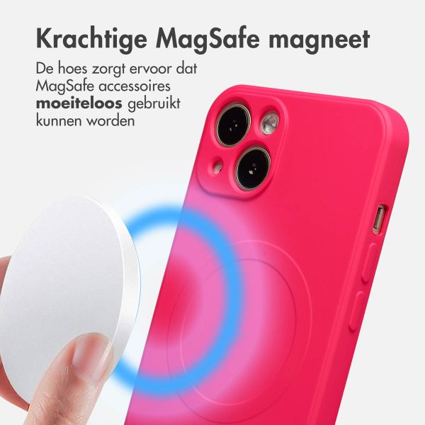 imoshion Color Backcover met MagSafe Apple iPhone 13 - Neon Pink