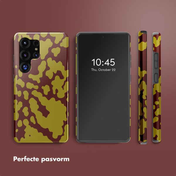 Selencia Vivid Backcover Samsung Galaxy S25 Ultra - Moo'd Olive Dust