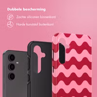 Selencia Vivid Backcover Samsung Galaxy S24 FE - Wave Vibes Lipstick