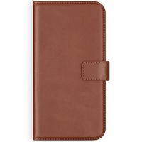Selencia Echt Leren Bookcase iPhone Xr - Bruin