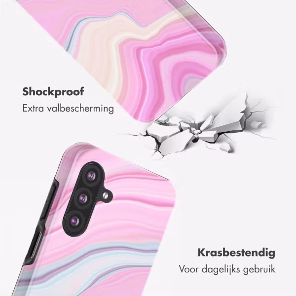 Selencia Vivid Backcover Samsung Galaxy A26 - Pastel Lipstick Marble
