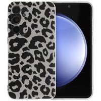imoshion Design hoesje Samsung Galaxy S23 FE - Leopard Transparent