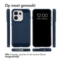 imoshion Brushed Backcover Oppo Reno 16 / 16 Pro - Donkerblauw
