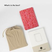 Selencia Vivid Tablet Case Apple iPad 9 (2021) 10.2 inch / iPad 8 (2020) 10.2 inch / iPad 7 (2019) 10.2 inch - Wild Spots Lipstick
