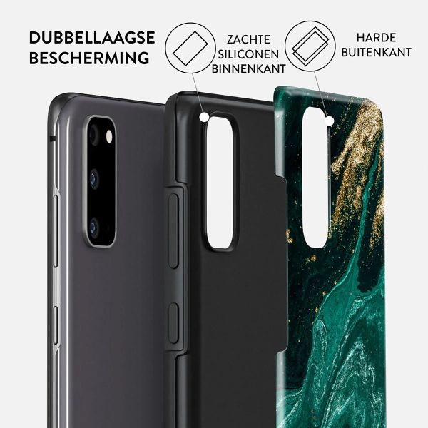 Burga Tough Backcover Samsung Galaxy S20 FE - Emerald Pool