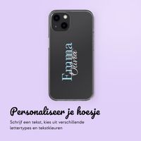 Hoesje met eigen foto en/of tekst Apple iPhone 13 - Naam