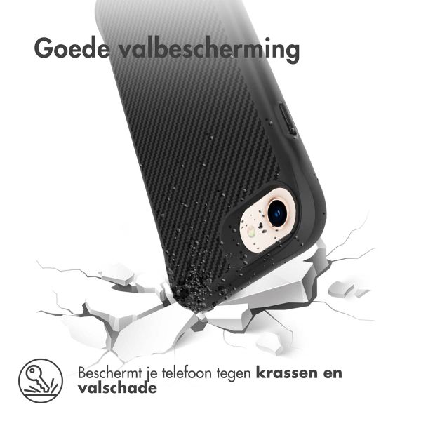 imoshion Rugged Hybrid Case Apple iPhone SE (2022 / 2020) / 8 / 7 - Zwart