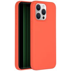 Accezz Liquid Silicone Back Cover Apple iPhone 15 Pro Max - Nectarine