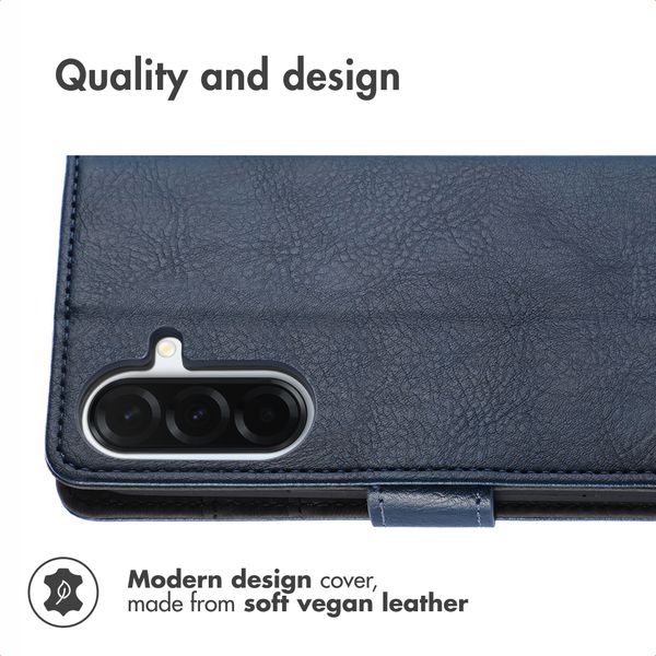 imoshion Luxury Bookcase Samsung Galaxy A37 (5G) - Dark Blue