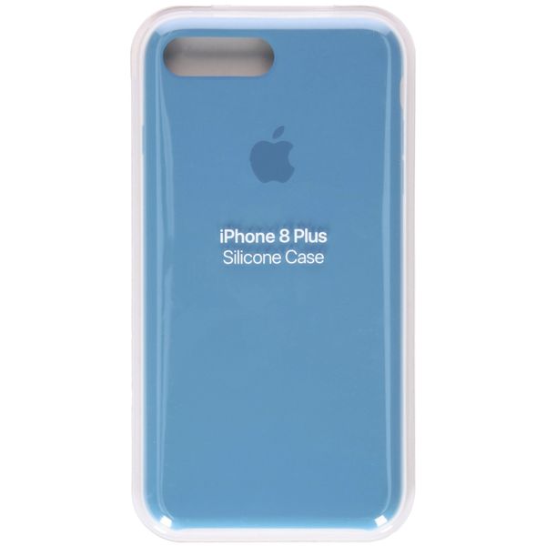 Apple Silicone Backcover iPhone 8 Plus / 7 Plus - Denim Blue