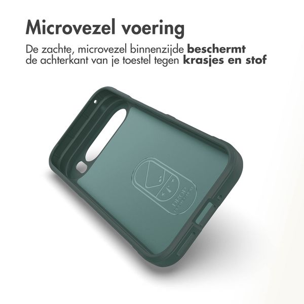 imoshion EasyGrip Backcover Google Pixel 9 / 9 Pro - Donkergroen