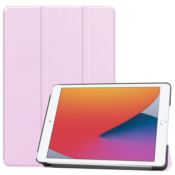 imoshion Trifold Bookcase iPad 7 (2019) / iPad 8 (2020) / iPad 9 (2021) 10.2 inch - Roze