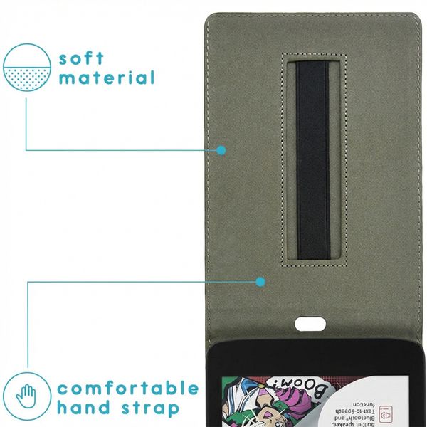 imoshion Stand Flipcase Pocketbook InkPad Color 3 / InkPad 4 - Donkerblauw