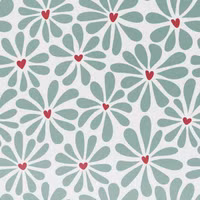 imoshion Design hoesje Samsung Galaxy S24 FE - Bloom Love Sage Green