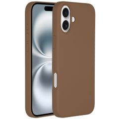 Accezz Liquid Silicone Back Cover with MagSafe Apple iPhone 16 Plus - Light brown