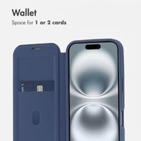 imoshion Transparent Bookcase with MagSafe Apple iPhone 16 - Blue