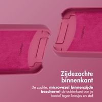 imoshion Color Backcover met afneembaar koord MagSafe Apple iPhone 15 - Raspberry
