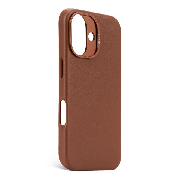 Decoded Leather Backcover MagSafe Apple iPhone 16 - Tan