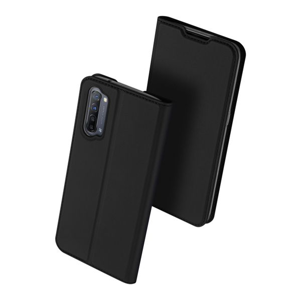 Dux Ducis Slim Softcase Bookcase Oppo Reno3 / A91- Zwart