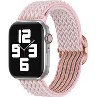 imoshion Elastisch nylon bandje Apple Watch Series 1 t/m 9 / SE (38/40/41 mm) | Series 10 (42 mm) - Roze