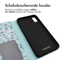 imoshion Design Bookcase iPhone Xr - Blue Flowers