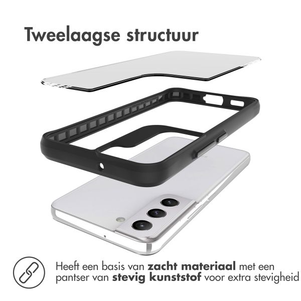 imoshion Rugged Hybrid Case Samsung Galaxy S22 - Zwart