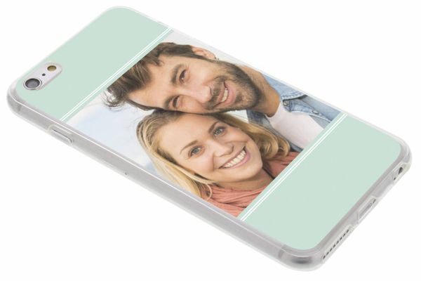 Ontwerp je eigen iPhone 6(s) Plus gel hoesje (bedrukt) - Transparant