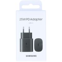 Samsung Originele Fast Charging Adapter USB-C Samsung Galaxy S23 Ultra - Oplader - USB-C aansluiting - 25 Watt - Zwart