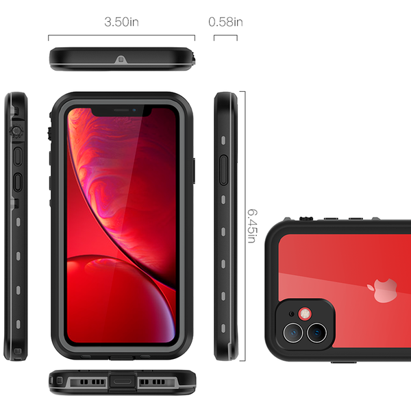 Redpepper Dot Plus Waterproof Backcover Apple iPhone 11 - Zwart