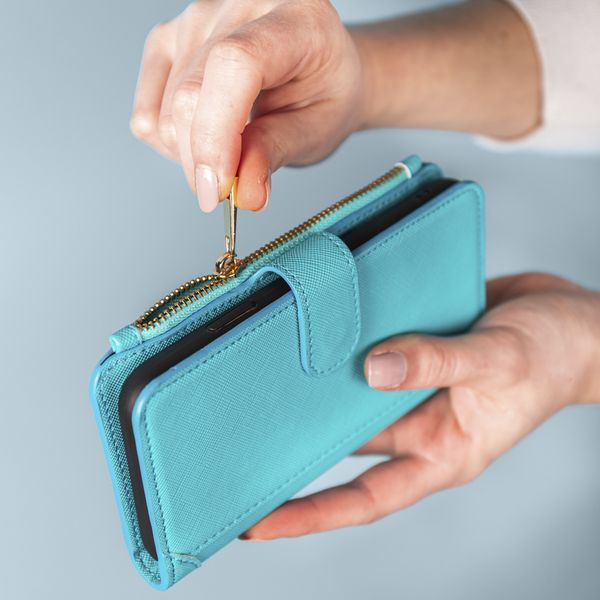 imoshion Luxe Portemonnee iPhone 12 (Pro) - Turquoise