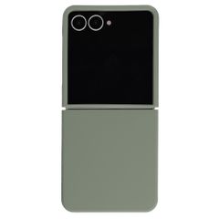 Accezz Liquid Silicone Backcover met MagSafe Samsung Galaxy Z Flip 8 - Cooper Green