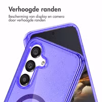 imoshion Sparkle Backcover met MagSafe Samsung Galaxy S24 - Glitter Paars