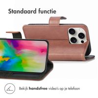 imoshion Luxe Bookcase Apple iPhone 16 Pro Max - Bruin