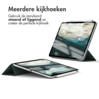imoshion Magnetic Bookcase Apple iPad 11 (2025) 11 inch A16 / iPad 10 (2022) 10.9 inch - Donkergroen