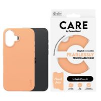 CARE by PanzerGlass Fashion Backcover MagSafe Apple iPhone 16 - Peachy