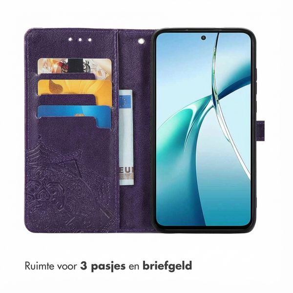 imoshion Mandala Bookcase Samsung Galaxy S25 FE - Paars