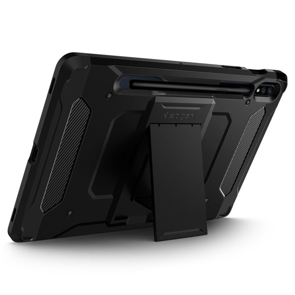 Spigen Tough Armor Pro Backcover Samsung Galaxy Tab S8 / S7 - Zwart