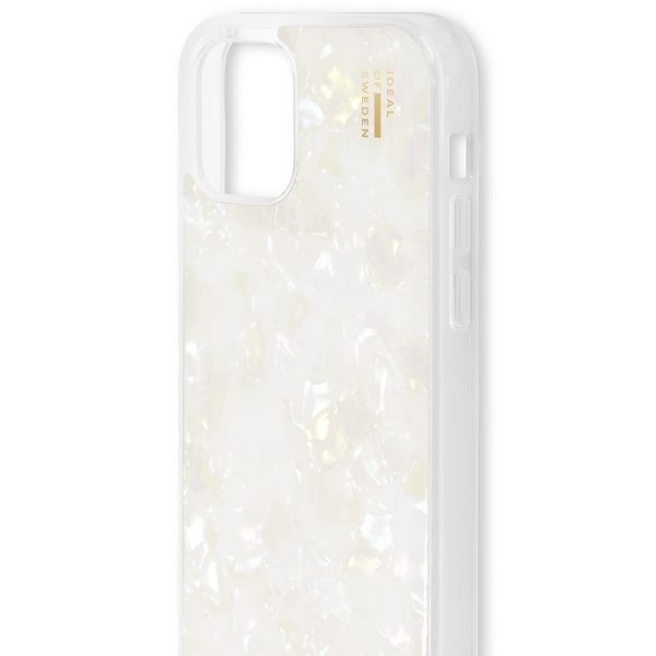 iDeal of Sweden Pearlized Case voor de Apple iPhone 12 (Pro) - Wit