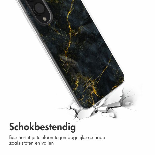 imoshion Design hoesje Samsung Galaxy S25 Edge - Black Marble