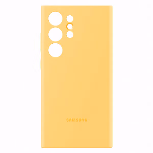 Samsung Originele Silicone Backcover Samsung Galaxy S24 Ultra - Yellow