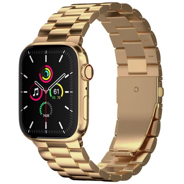 imoshion Stalen bandje Apple Watch Series 1 - 9 / SE (38/40/41 mm) | Series 10 / 11 (42 mm) - Goud