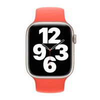 Apple Siliconen solobandje Apple Watch | 38/40/41/42 mm - Maat 7 - Nectarine