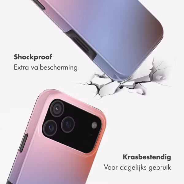 Selencia Vivid Backcover met MagSafe Apple iPhone 17 Pro Max - Gradient Soft Blush