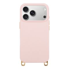 Selencia Rivièra MagSafe Backcover met afneembare haakjes Apple iPhone 17 Pro Max - Sorbet Pink