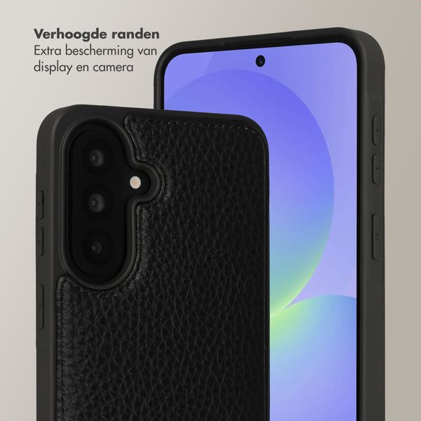 Selencia Nova Telefoonhoes met Koord en Pashouder Samsung Galaxy A37 (5G) - Zwart